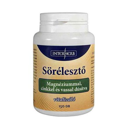 INTERHERB SÖRÉLESZTŐ MAGNÉZIUMMAL TABLETTA 150DB