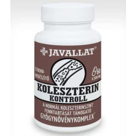   JAVALLAT KOLESZTERIN KONTROLL GYÓGYNÖVÉNYKOMPLEX ÉTREND-KIEGÉSZÍTŐ KAPSZULA 60DB