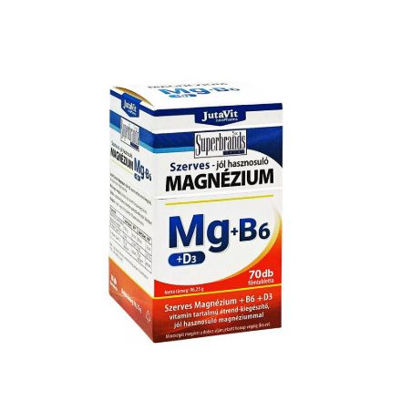 Jutavit Szerves Magnézium + B6 + D3 70 tabletta