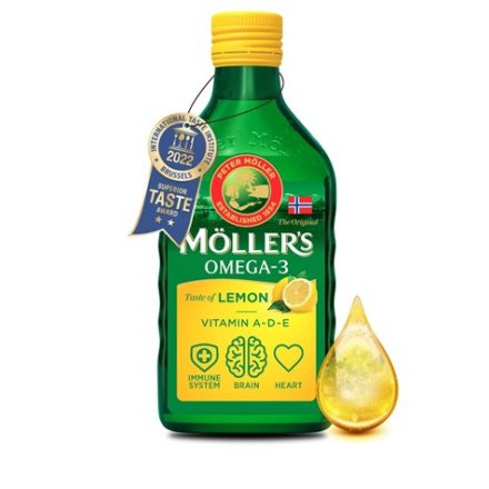 Möller's Omega-3 Citromos Halolaj 250 ml