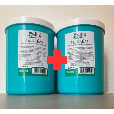 1+1 Kedvezményes Mollis Tejkrém 1000ml