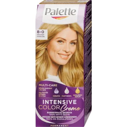 Palette intensive color creme hajfesték, Világosszőke 8-0 (N7)