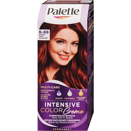 Palette intensive color creme hajfesték, Intenzív vörös 6-88 (R15)