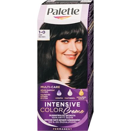 Palette intensive color creme hajfesték, Ónix feketee 1-0 (N1)
