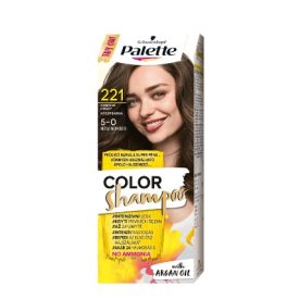 Palette color shampoo Középbarna 221