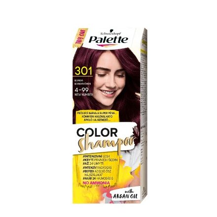 Palette color shampoo Bordóvörös 301