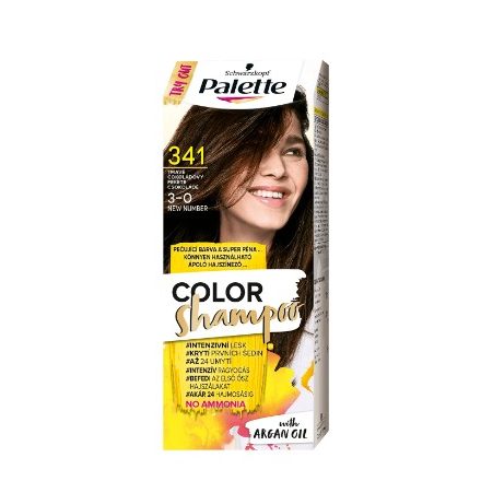 Palette color shampoo Fekete csokoládé 341