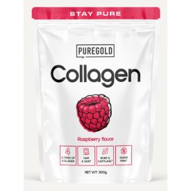 Pure Gold Collagen Marha kollagén italpor rapsberry 300 g