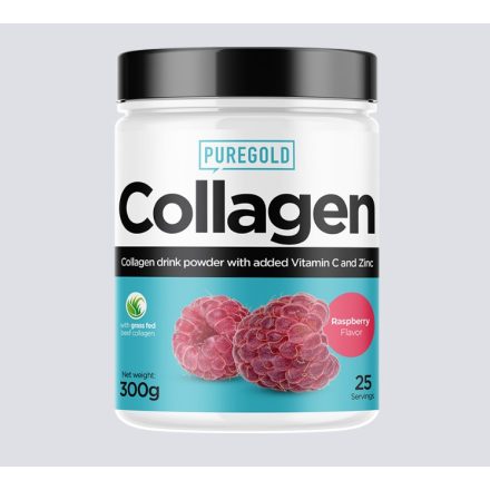 Pure Gold Collagen Marha kollagén italpor rapsberry 300 g