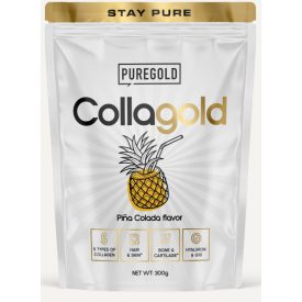   Pure Gold CollaGold Marha és Hal kollagén italpor hialuronsavval Pina Colada 300 g