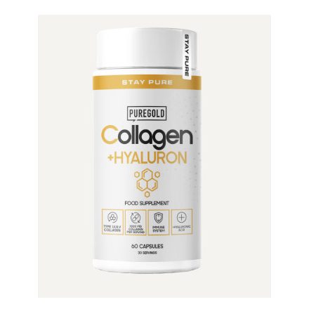 Pure Gold Collagen + Hyaluron kapszula – 60db