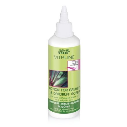 Lady Stella Golden GREEN Vitaline Hajszesz Zsíros-Korpás Fejbőrre 125 ml