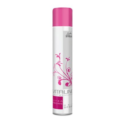 Lady STELLA Vitaline Pink Extra Erős Hajlakk Japán Cseresznye Illattal 750 ml